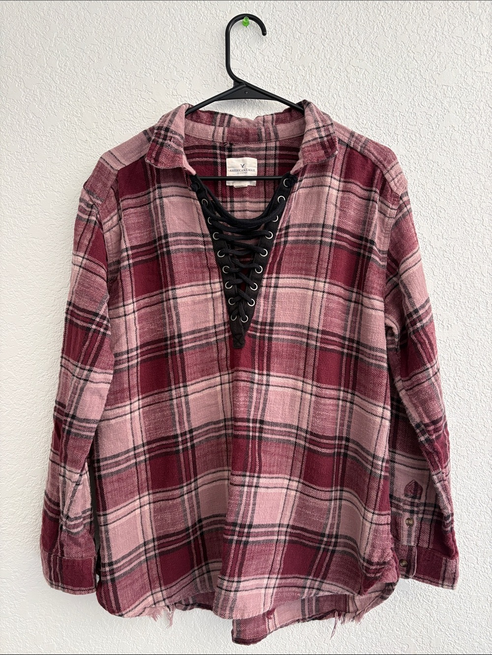 American Eagle Plaid Longsleeve